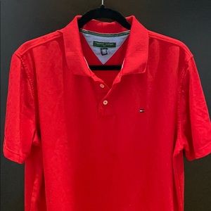 Tommy Hilfiger Red Polo Shirt
